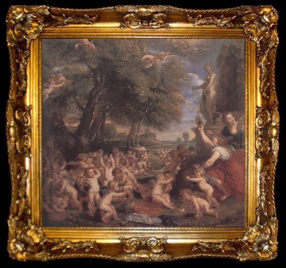 framed  Peter Paul Rubens The Worship of Venus (mk01), ta009-2